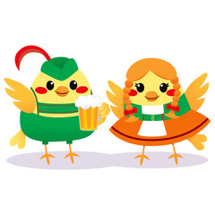 Traditional Tyrolean Birds