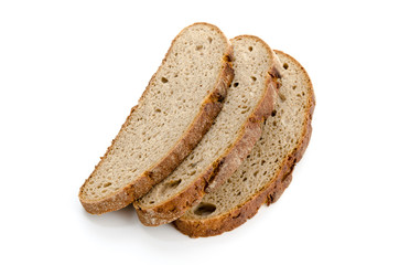 Drei Scheiben Brot