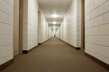 Modern Hallway in new building