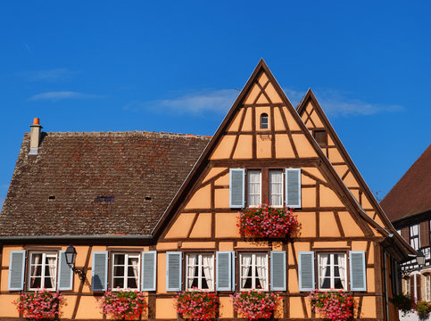 fa&ccedil;ade &agrave; colombage
