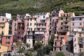 Fototapeta na wymiar Manarola w Cinque Terre, Włochy