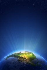 Earth Radiant Light Series - North America