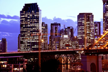 Brisbane city, night