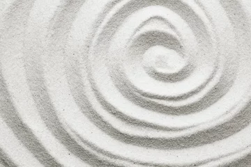 Rolgordijnen Spiraal in het zand © Leigh Prather