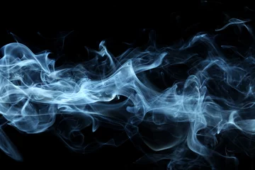 Deurstickers Rook achtergrond © Leigh Prather