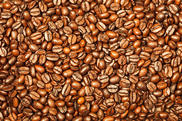 Roasted coffee beans