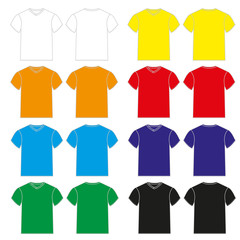 Set of colorful Tshirt for men