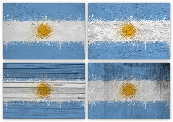 Argentina flag collage
