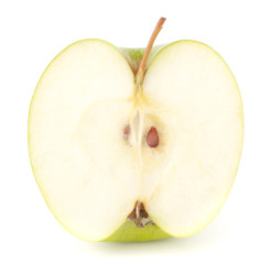 green apple half