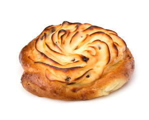 Delicious sweet cream bun