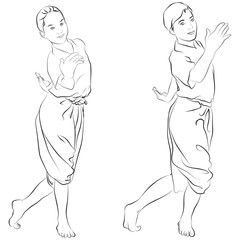 The Thai national dances