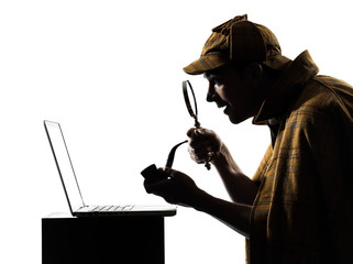 sherlock holmes silhouette