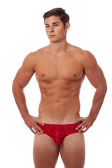 Fototapeta premium Man in Underwear