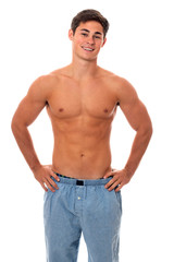 Fototapeta premium Man in Pajamas.