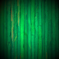 Green Grunge Wooden Background