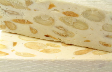 Delicious French nougat.