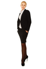 Fototapeta premium A full length portrait of a beautiful businesswoman