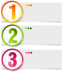 Option labels with numbers