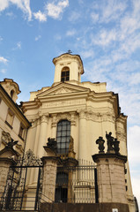 Fototapeta na wymiar Świętych Cyryla i Metodego w Pradze