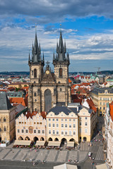 Fototapeta premium Church of our Lady - the main church of old town of Prague