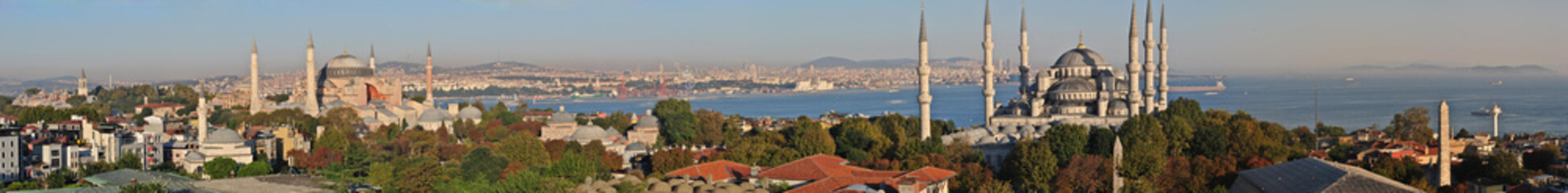 Coucher de soleil sur Istanbul - obrazy, fototapety, plakaty