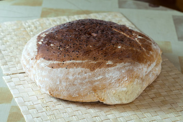 large loaves of bread traditionally roasted