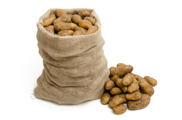 Kartoffeln im Jutesack