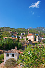 Old abandoned Greek/Turkish village of Doganbey, Turkey