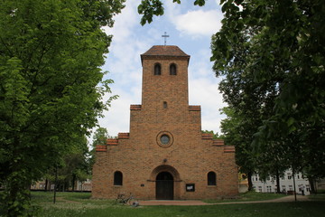 Fototapeta na wymiar Nikolaikirche in Brandenburg a.d. Havel