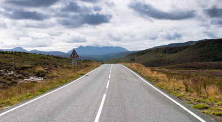 Empty road in Rural Landscape