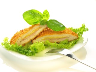 Cordon bleu, isolated