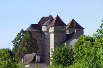 Fototapeta na wymiar Curemonte en Limousin