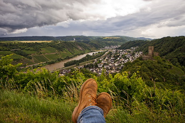 Blick übers Moseltal