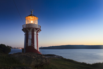 Fototapeta na wymiar Lighthouse South Szef Zamknij Rise