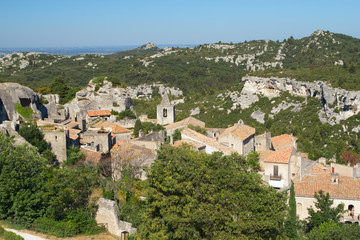 Fototapeta na wymiar Village Les Baux de Provence in South France
