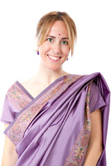 woman with indian dress