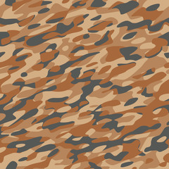 Camouflage orange-brown tile endless
