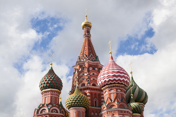 Fototapeta na wymiar St.Basil 's Cathedral na Placu Czerwonym, Moskwa, Rosja