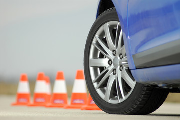 wheel and cone