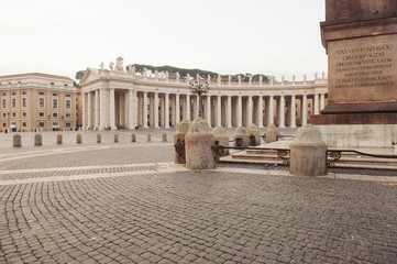 Obraz premium St. Peter's square in Vatican, Rome, Italy.