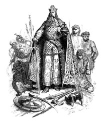 Carolus Magnus Emperor - Charlemagne - 9th century