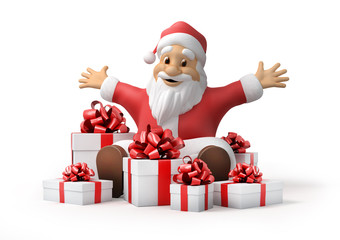 Santa Claus with gifts - 45547678