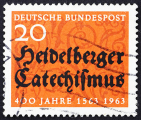 Postage stamp Germany 1963 Heidelberg Catechism