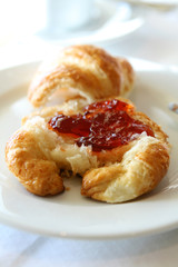 Croissant with Jam