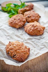 biscuits on crumpled paper