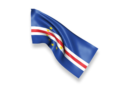 Cape Verde Waving Flag