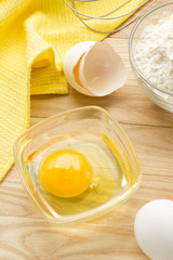 Eggs and flour