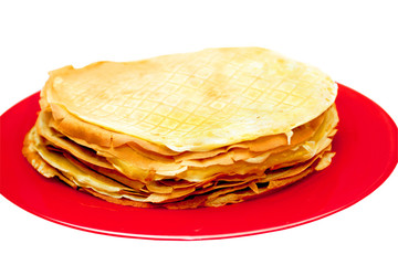 Pancakes on a plate
