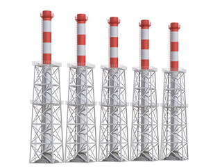 pipe on a white background