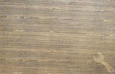 Fototapeta premium Wrench icon on wood texture and background